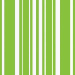 Coordinate 3-Ply Lunch Napkins, Fresh Lime Stripe