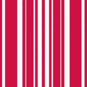Coordinate 3-Ply Beverage Napkins, Red Stripe