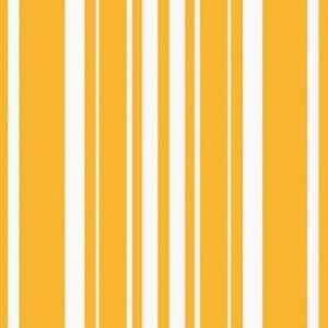 Coordinate 3-Ply Beverage Napkins, Schoolbus Yellow Stripe