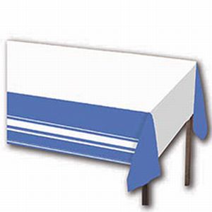Coordinate Plastic Table Cover, True Blue