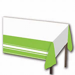 Coordinate Plastic Table Cover, Fresh Lime