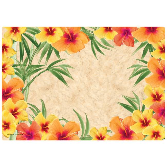 Hibiscus Placemats 2 Printed Paper Placemats