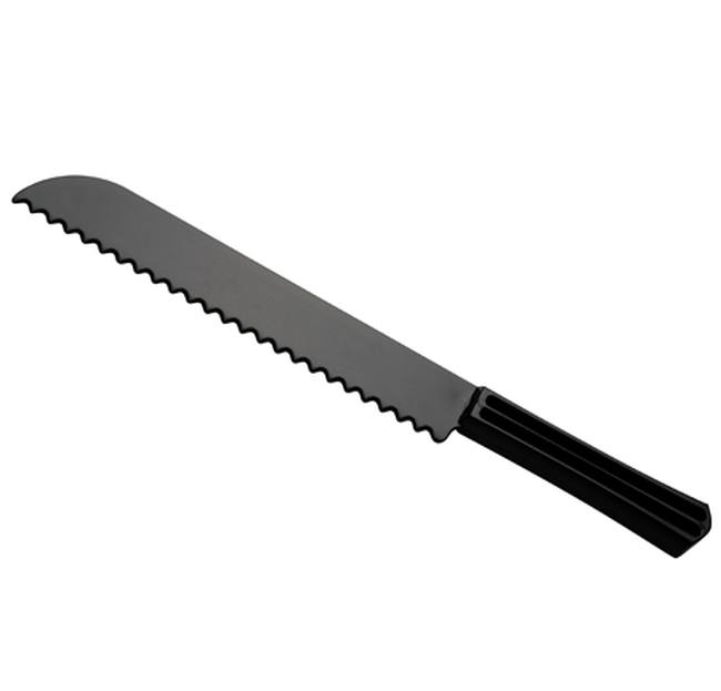 Utensils Knife  serving Black: Bread Plastic Serving fiesta utensils