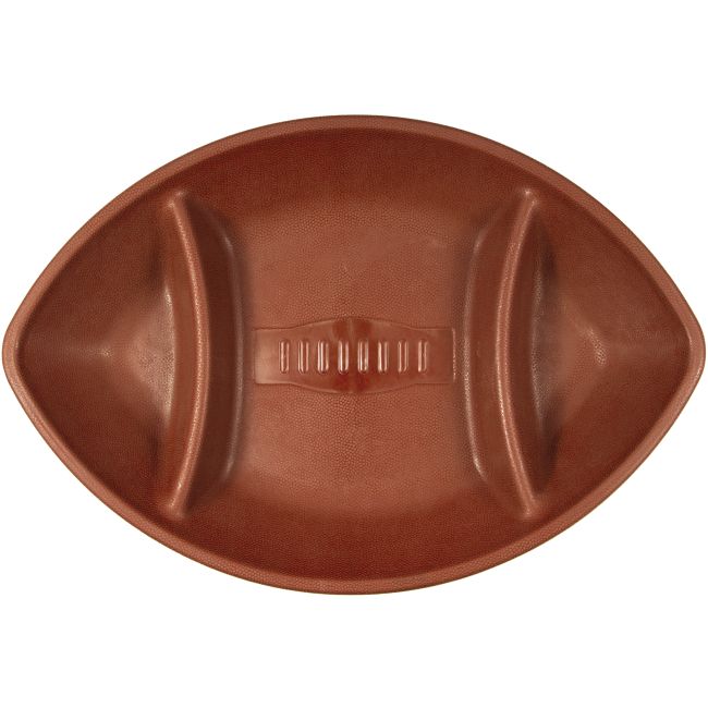 Football Shaped Chip N Dip Plastic Tray Football