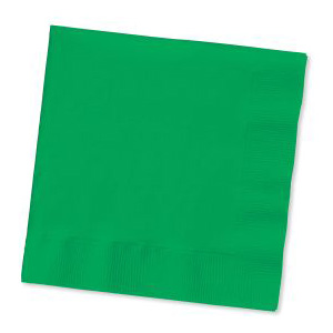 Beverage Napkins, Green