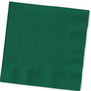 Beverage Napkins, Hunter Green