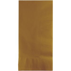 Dinner Napkins, Metallic Gold