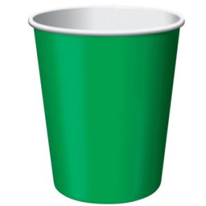 Cups - 9 oz Hot or Cold, Green
