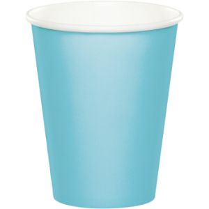 Cups - 9 oz Hot or Cold, Pastel Blue