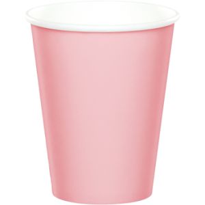Cups - 9 oz Hot or Cold, Pink