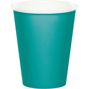 Cups - 9 oz Hot or Cold, Teal