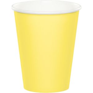 Cups - 9 oz Hot or Cold, Yellow
