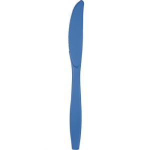 Heavy Duty Plastic Knives, True Blue