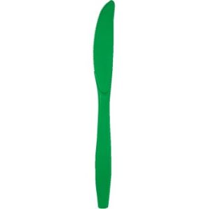 Heavy Duty Plastic Knives, Green