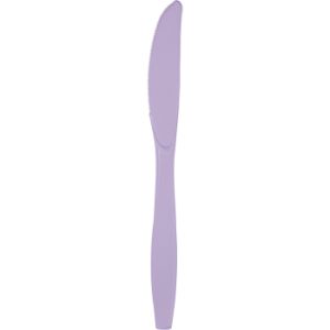 Heavy Duty Plastic Knives, Lavender