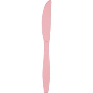 Heavy Duty Plastic Knives, Pink