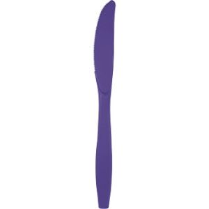 Heavy Duty Plastic Knives, Purple