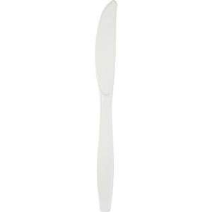 Heavy Duty Plastic Knives, White
