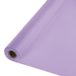 Plastic Table Cover 100-foot Roll, Lavender
