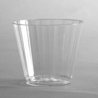 Crystal Cut 9 oz Squat Glasses
