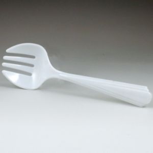 10-inch Serving Fork, White