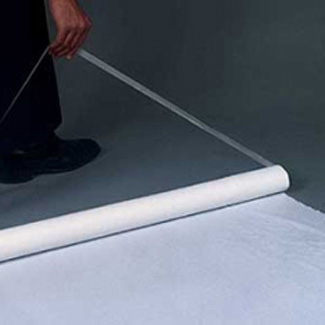 White Plastic Aisle Runner 100-foot Roll