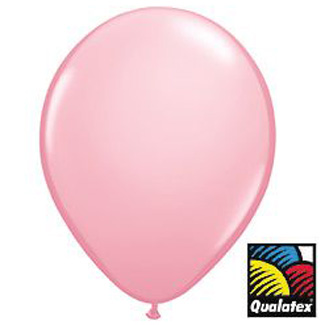 11-inch Qualatex Balloons, Standard Pink