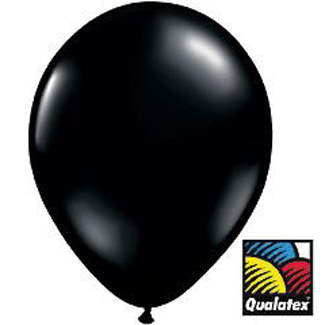 11-inch Qualatex Balloons, Black Onyx Jewel
