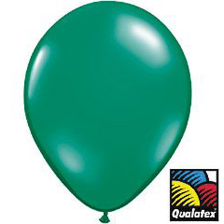 11-inch Qualatex Balloons, Emerald Green Jewel