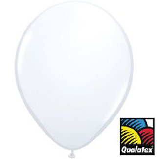 11-inch Qualatex Balloons, Standard White