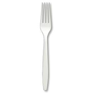 Premierware Plastic Forks, White