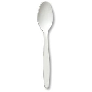 Premierware Plastic Spoons, White