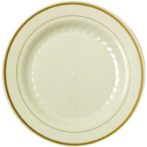 Masterpiece China-Like 10-1/4-inch Plates, Ivory
