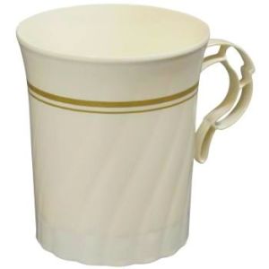 Masterpiece China-Like Coffee Mugs, Ivory