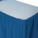 Table Skirting, 21.5' Navy Blue