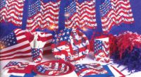 Stars and Streamers Tableware