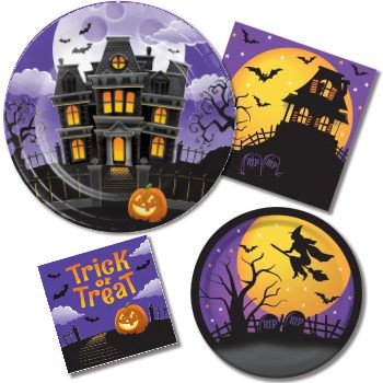 House of Fright Paper Plates & Napkins