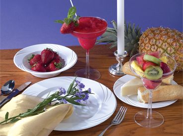 elegant plastic plates
