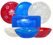 Floral Pattern Trays & Blowls