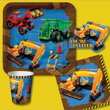 Construction Themed Birthday Party on Construction Party Supplies And Decorations  Construction Theme