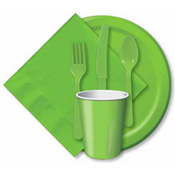 Fresh Lime Paper and Plastic Dinnerware