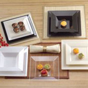 Square Plastic Dinnerware