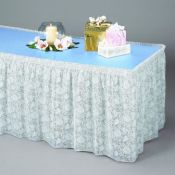 Plastic picnic table covers elastic