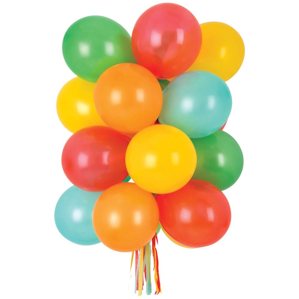 Modern Rainbow AirFilled Latex Balloon Chandelier w/ Tassel Party at