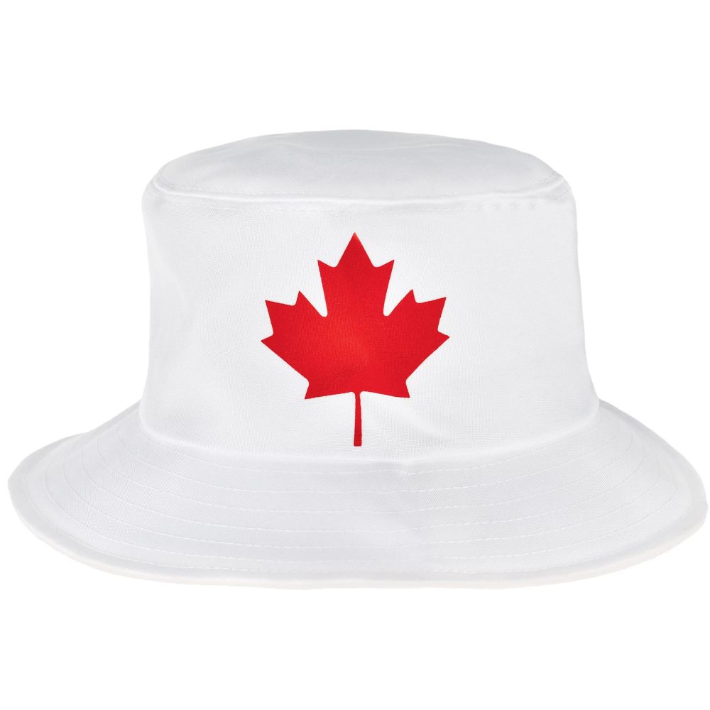 Canada Day White Bucket Hat: Party at Lewis Elegant Party Supplies ...