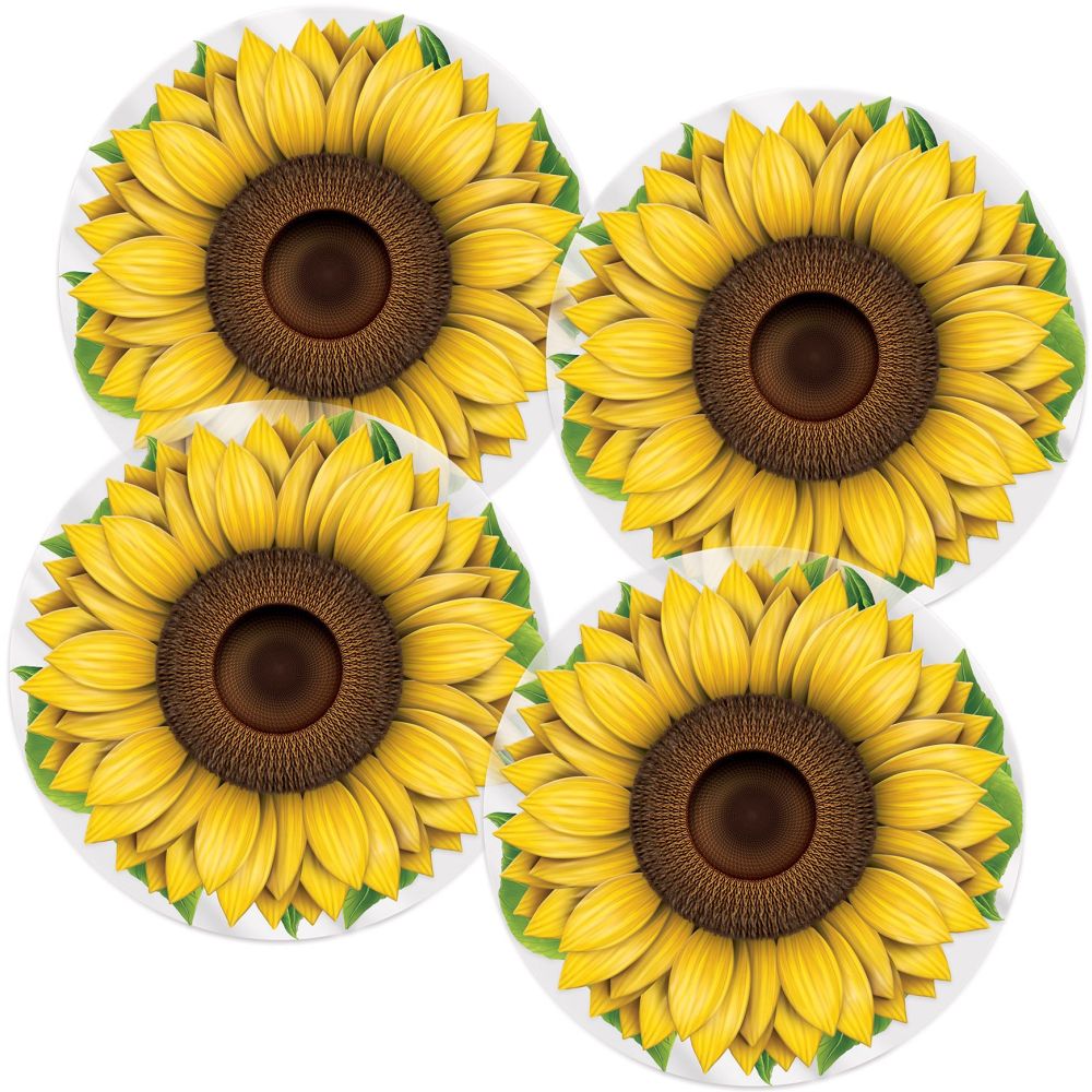 Sunflower Plastic Placemats: Party at Lewis Elegant Party Supplies ...