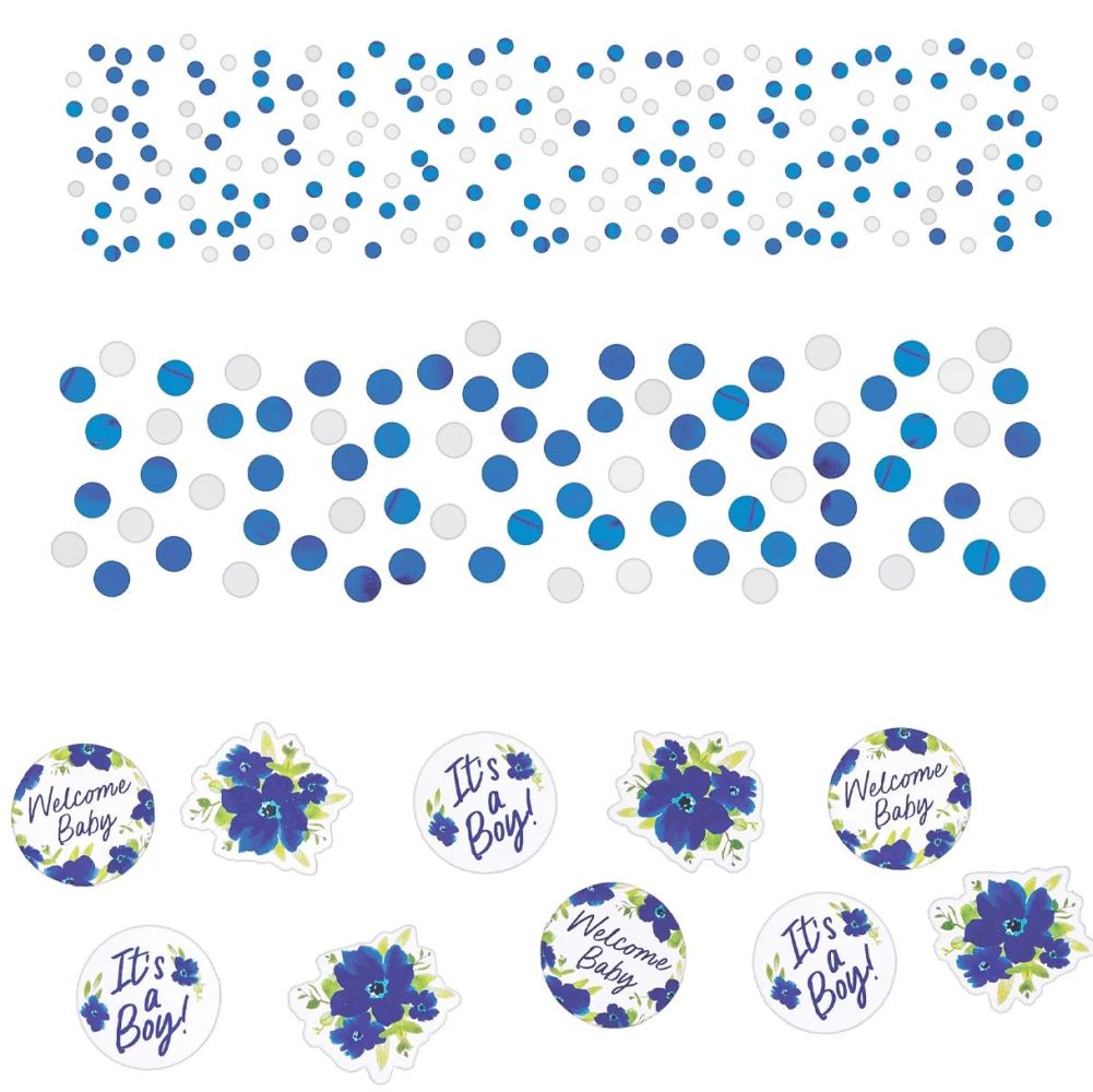 Baby In Bloom Sweet Baby Boy 3 Mix Confetti: Party at Lewis Elegant ...