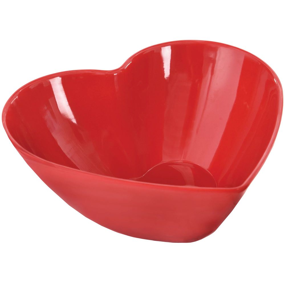 Heart Shaped Melamine 7inch Bowl Party at Lewis Elegant Party