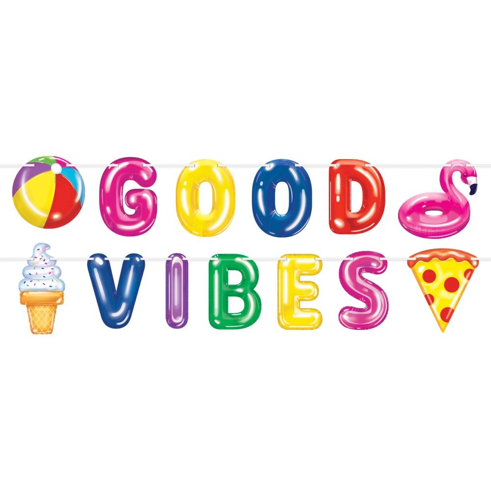 Good Vibes Beverage Napkins – 16 Stück, 70er Jahre Design, 25 Cm, Aus Recyceltem Papier