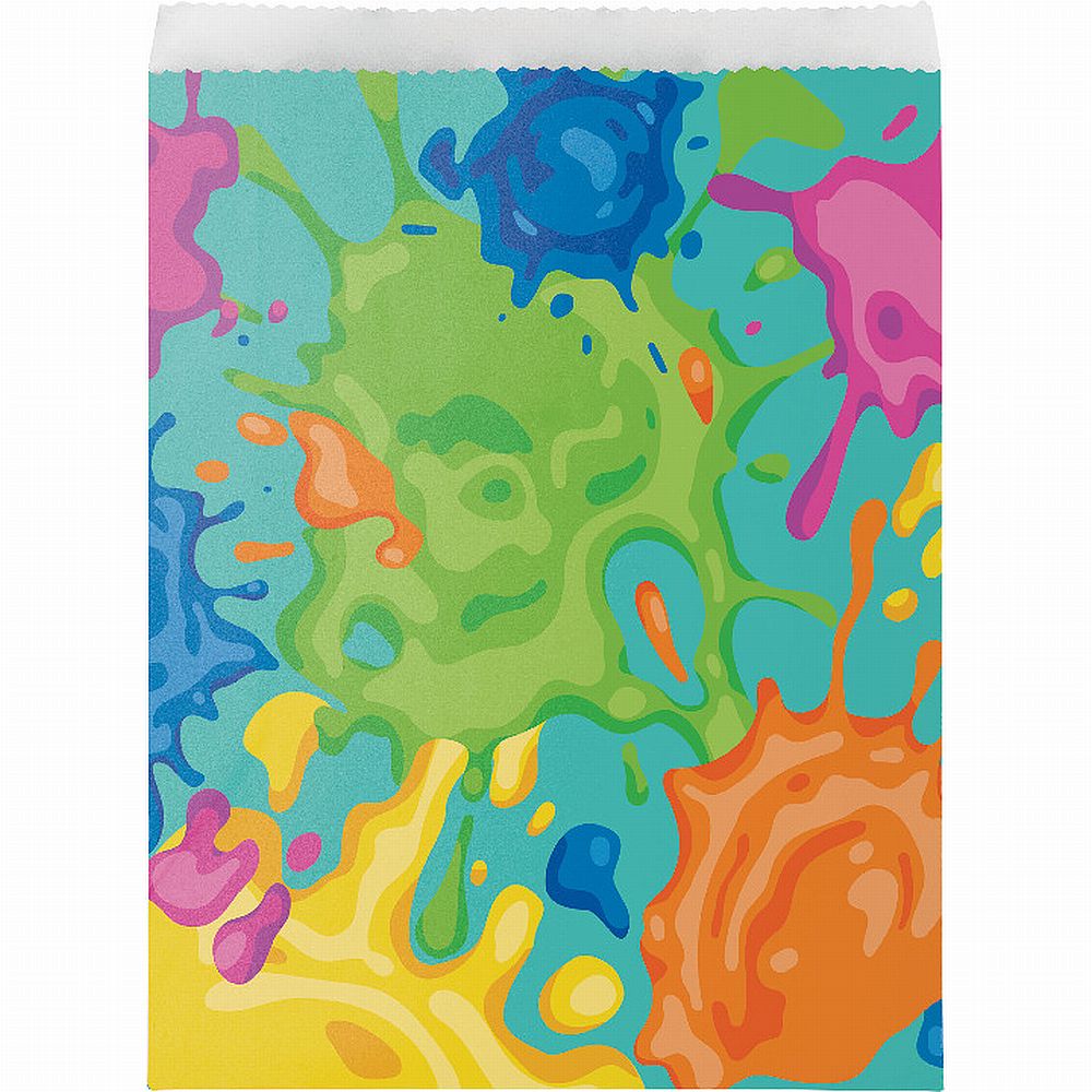 Splatter Paper Favor Bags: Party at Lewis Elegant Party Supplies ...